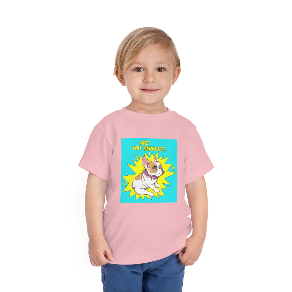 Kids Short Sleeve Tee "French bulldog are you serious?"