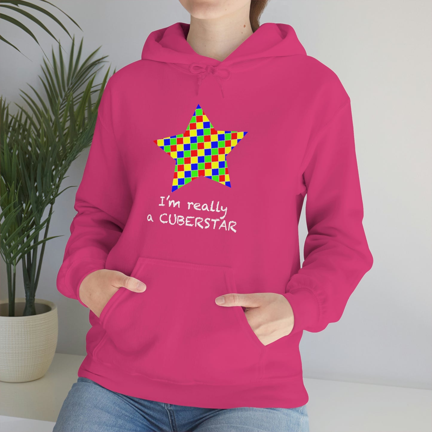 Unisex Heavy Blend™ Hooded Sweatshirt "I'm really a cuberstar"