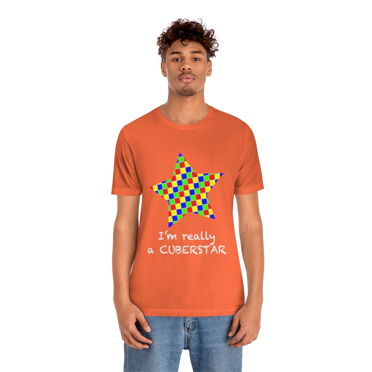 Unisex Jersey Short Sleeve Tee "I'm really a cuberstar"
