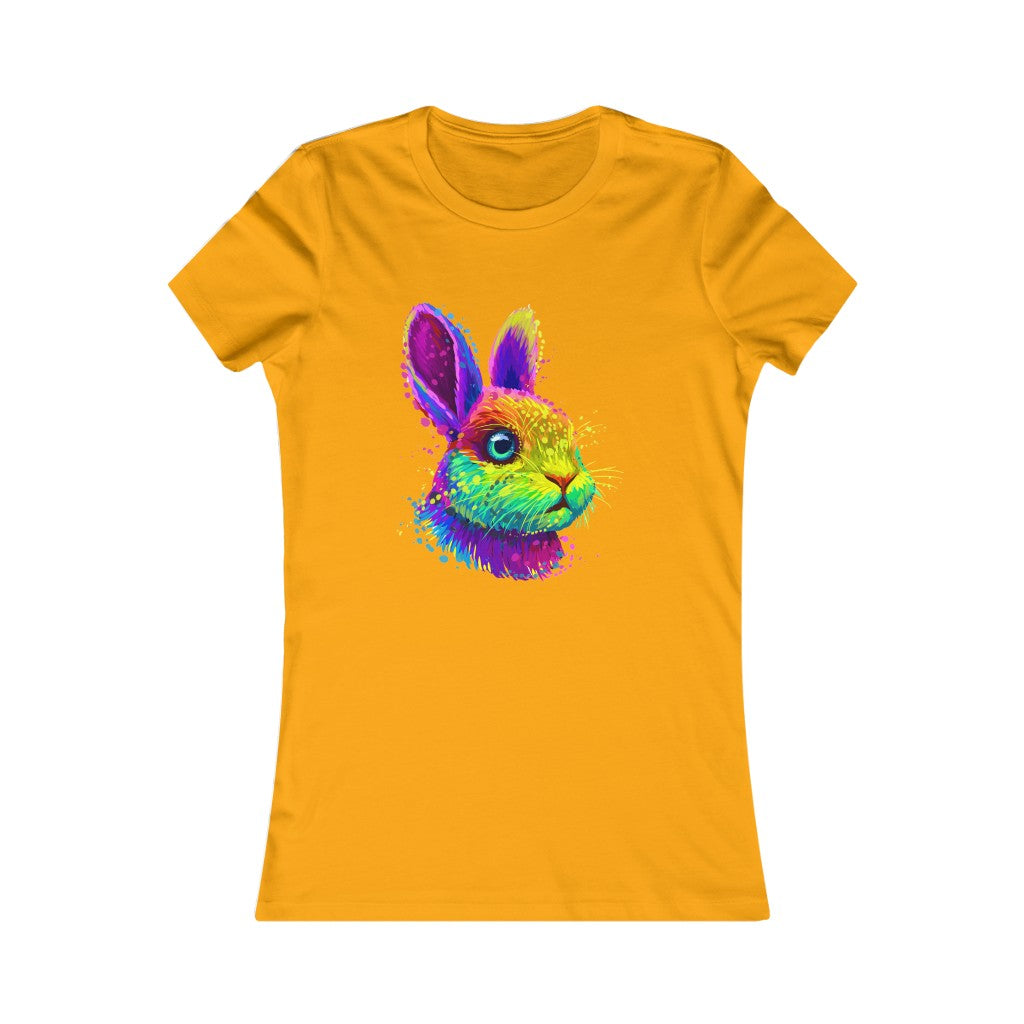Women's Favorite Tee "Abstract colorful little rabbit"