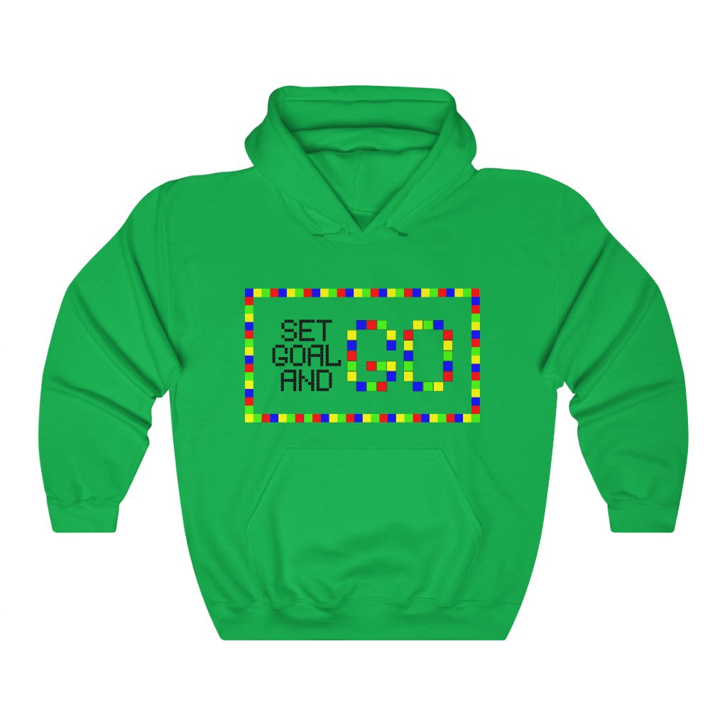 Unisex Heavy Blend™ Hooded Sweatshirt "Set goal and GO"