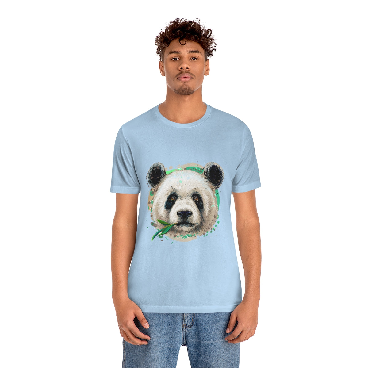 Unisex Jersey Short Sleeve Tee "Colorful panda"
