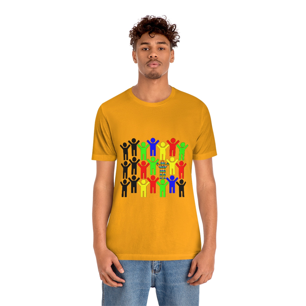 Unisex Jersey Short Sleeve Tee "Change the World by changing yourself"