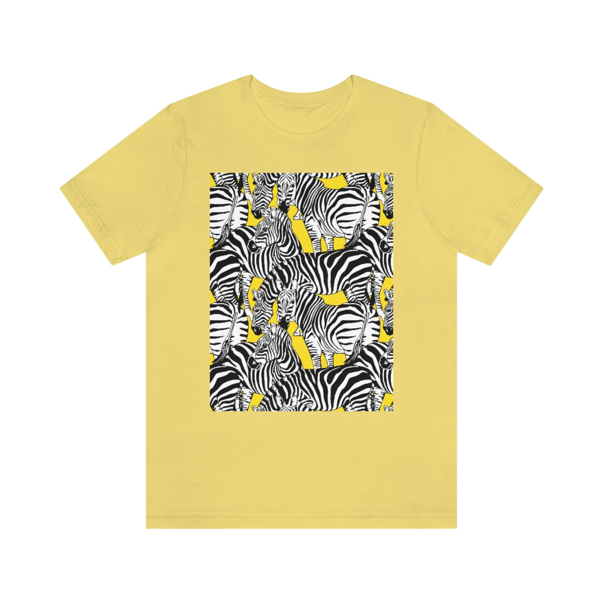 Unisex Jersey Short Sleeve Tee "Colorful zebras"