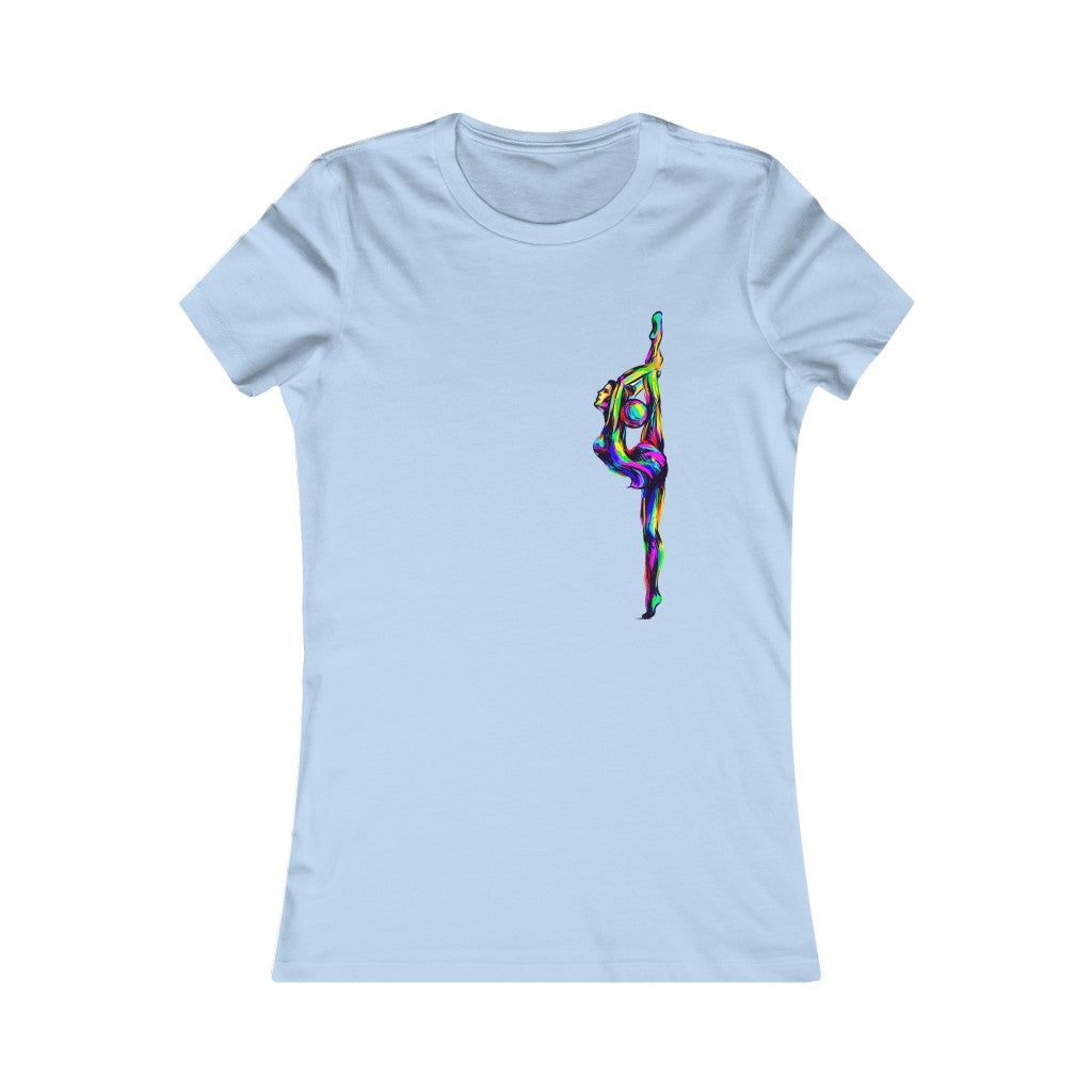 Women's Favorite Tee "Abstract girl gymnastics"