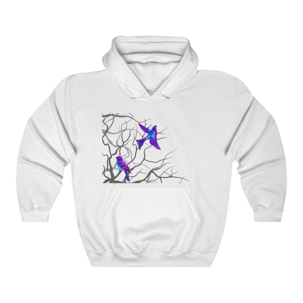 Unisex Heavy Blend™ Hooded Sweatshirt "Two Birds"