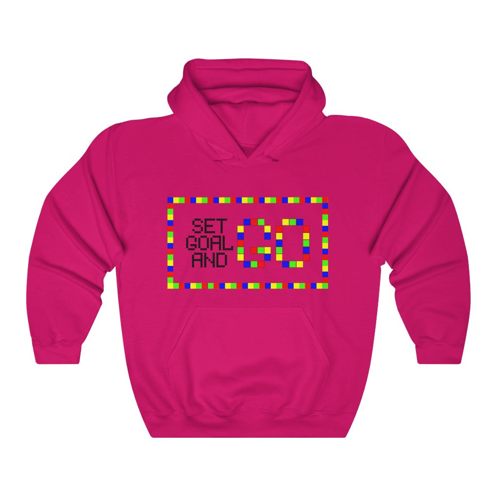 Unisex Heavy Blend™ Hooded Sweatshirt "Set goal and GO"