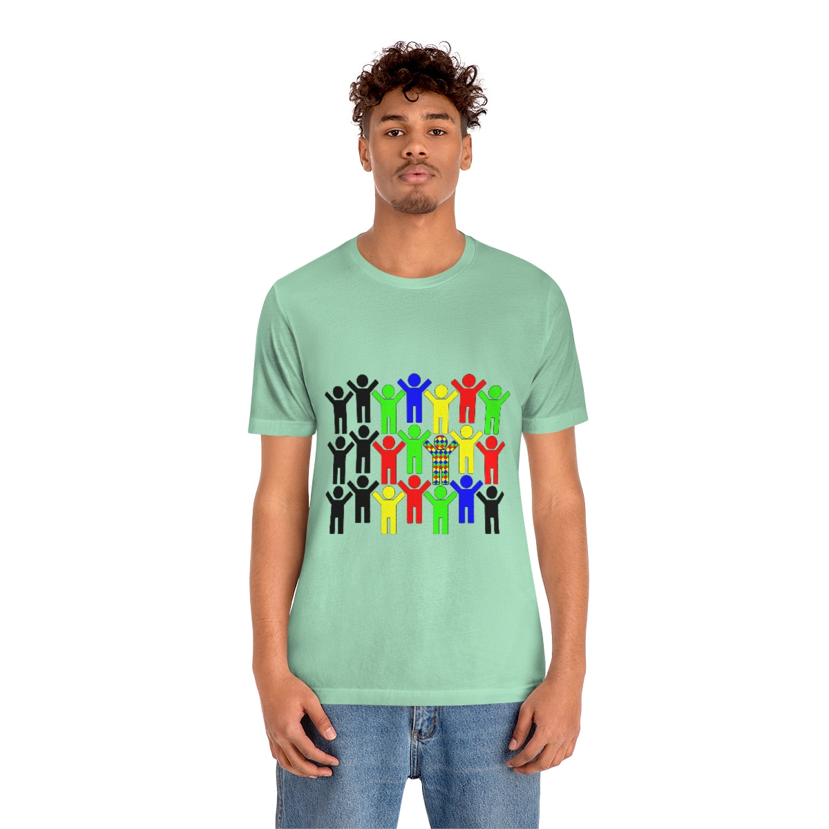 Unisex Jersey Short Sleeve Tee "Change the World by changing yourself"
