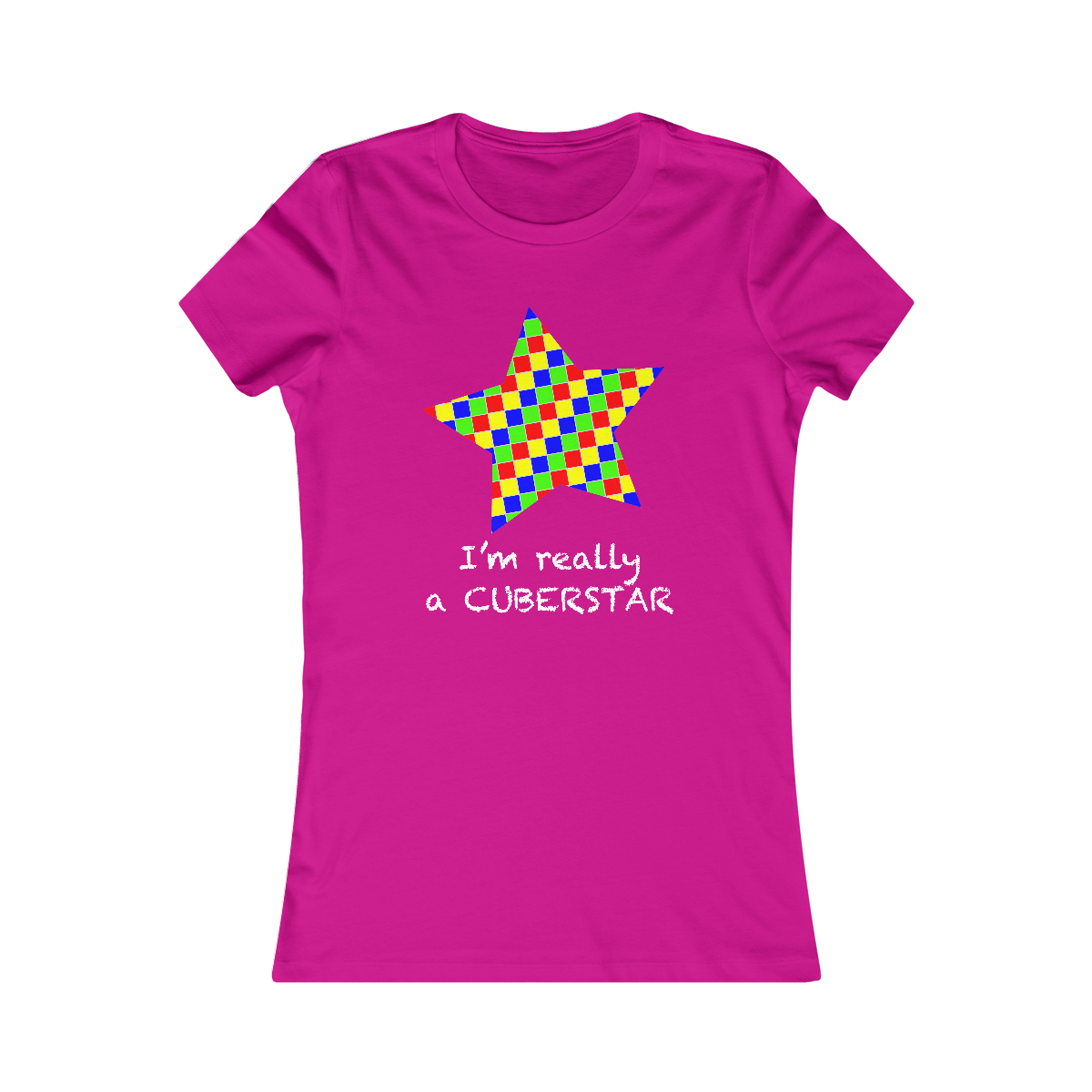 Women's Favorite Tee "I'm really a cuberstar"