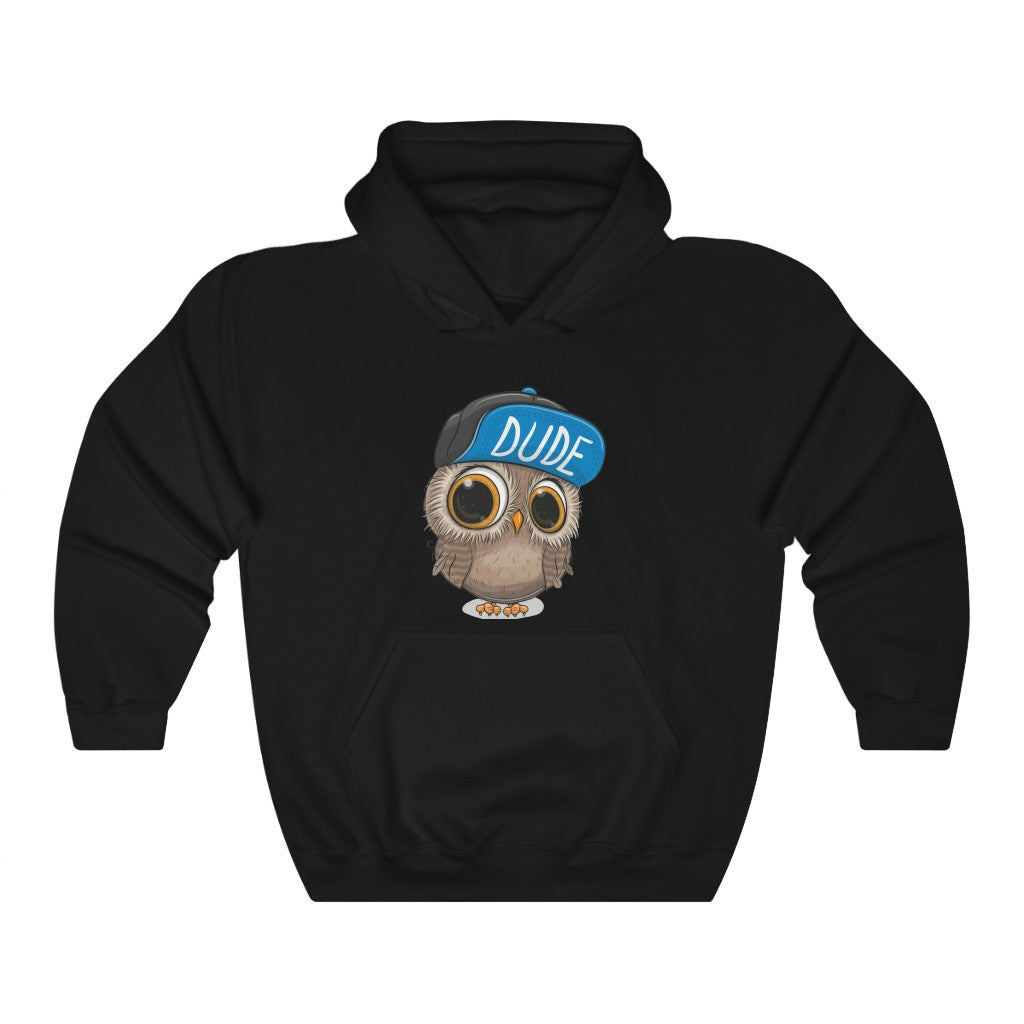 Unisex Heavy Blend™ Hooded Sweatshirt "Cute Cartoon Owl in a cap"