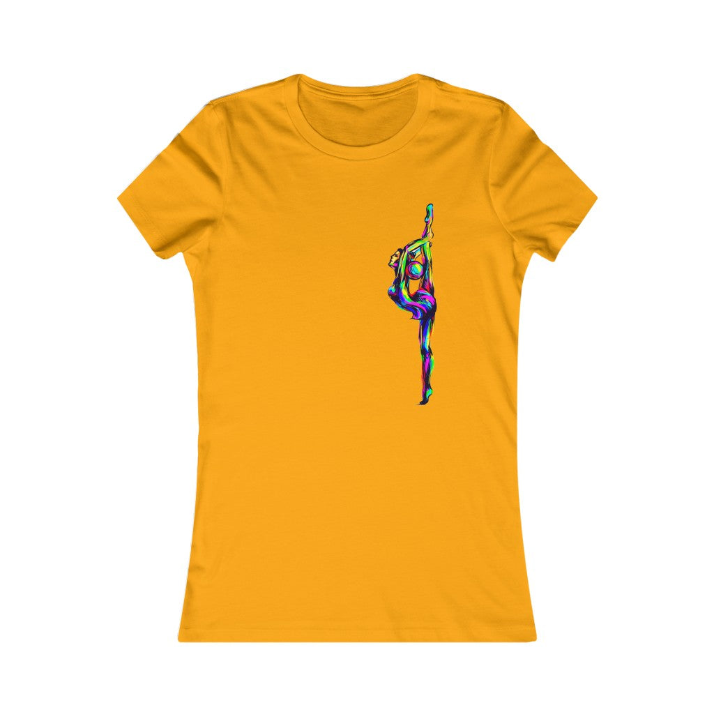 Women's Favorite Tee "Abstract girl gymnastics"