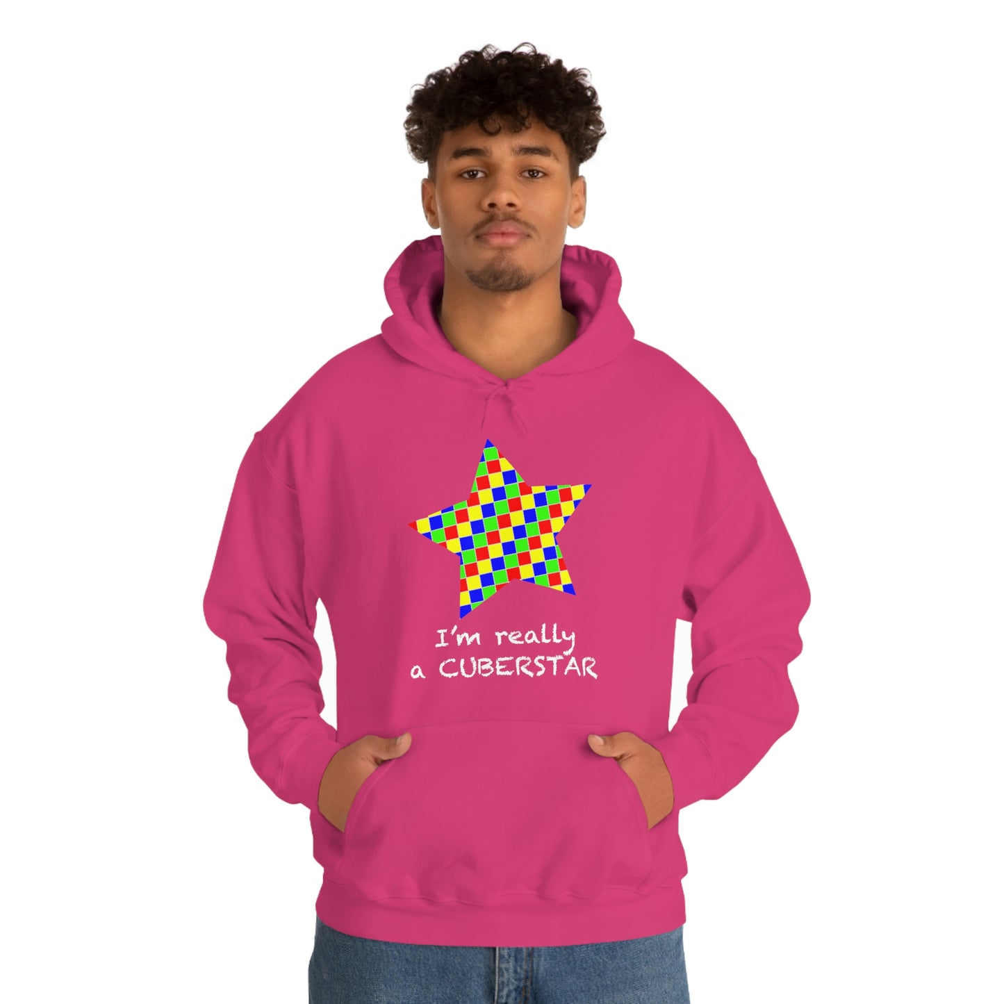 Unisex Heavy Blend™ Hooded Sweatshirt "I'm really a cuberstar"