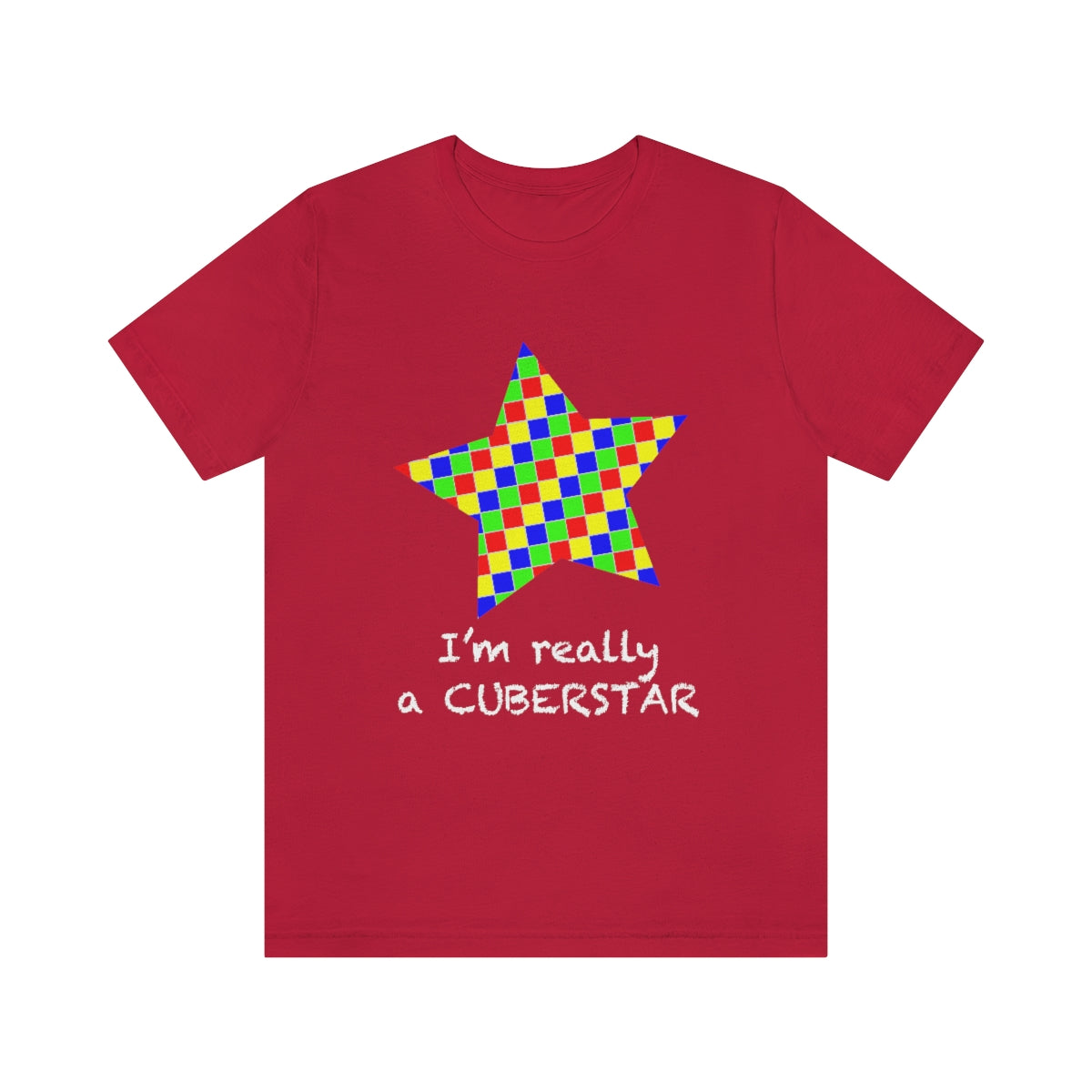 Unisex Jersey Short Sleeve Tee "I'm really a cuberstar"