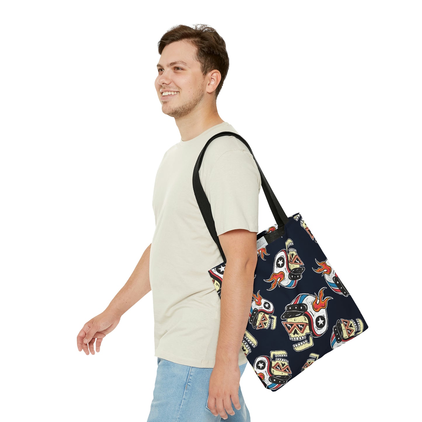 AOP Tote Bag "Skulls"