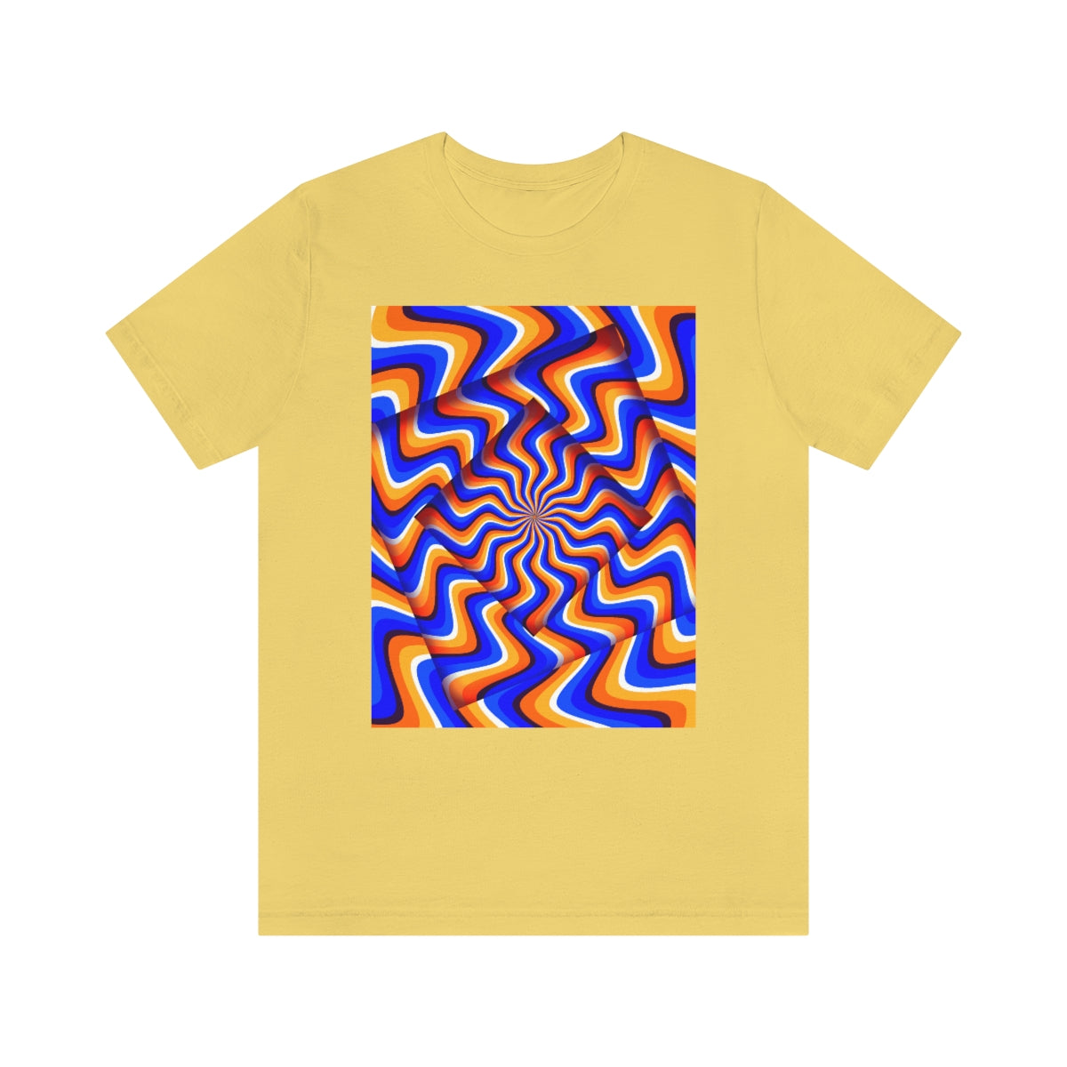Unisex Jersey Short Sleeve Tee "Optical illusion Abstract turned frames"