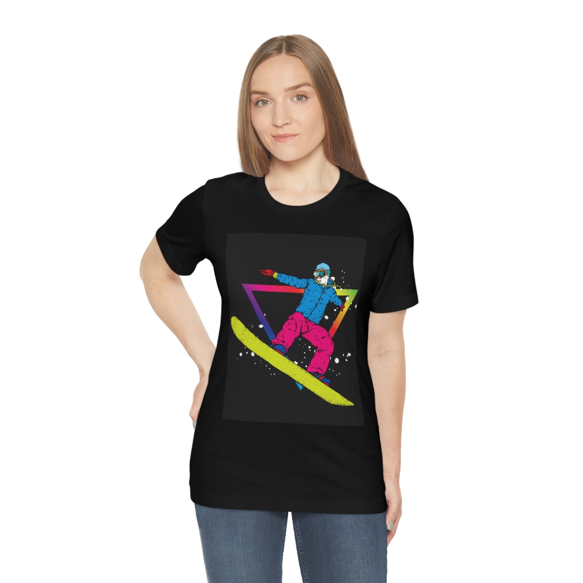 Unisex Jersey Short Sleeve Tee "Snowboarder"