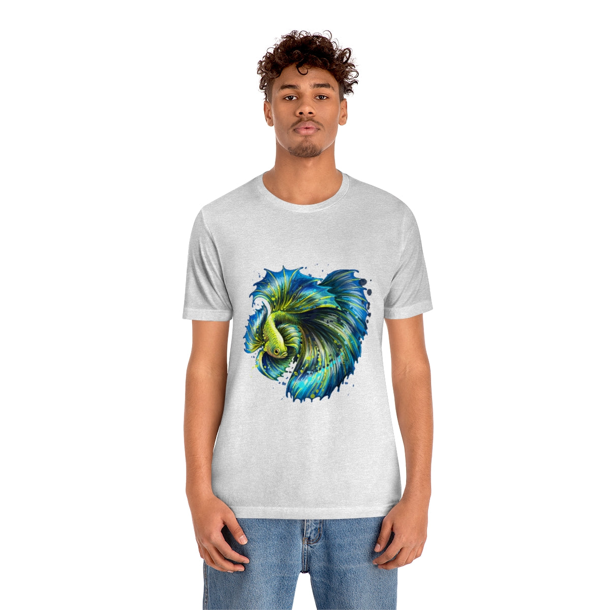 Unisex Jersey Short Sleeve Tee "Colorful tropical fish"