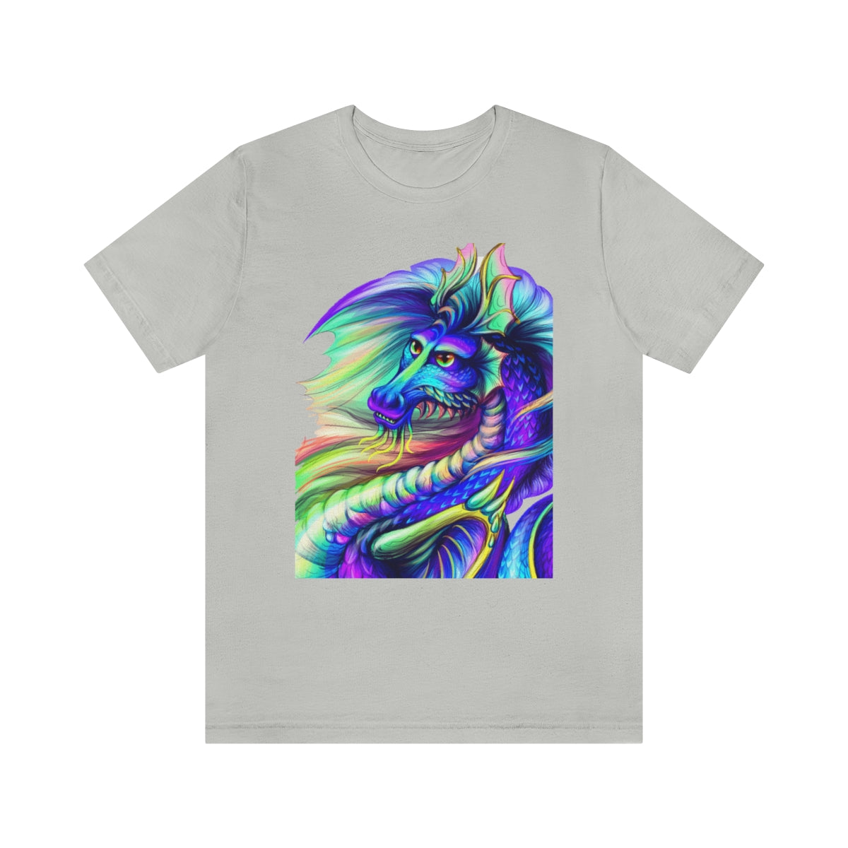 Unisex Jersey Short Sleeve Tee "Multi-colored dragon"