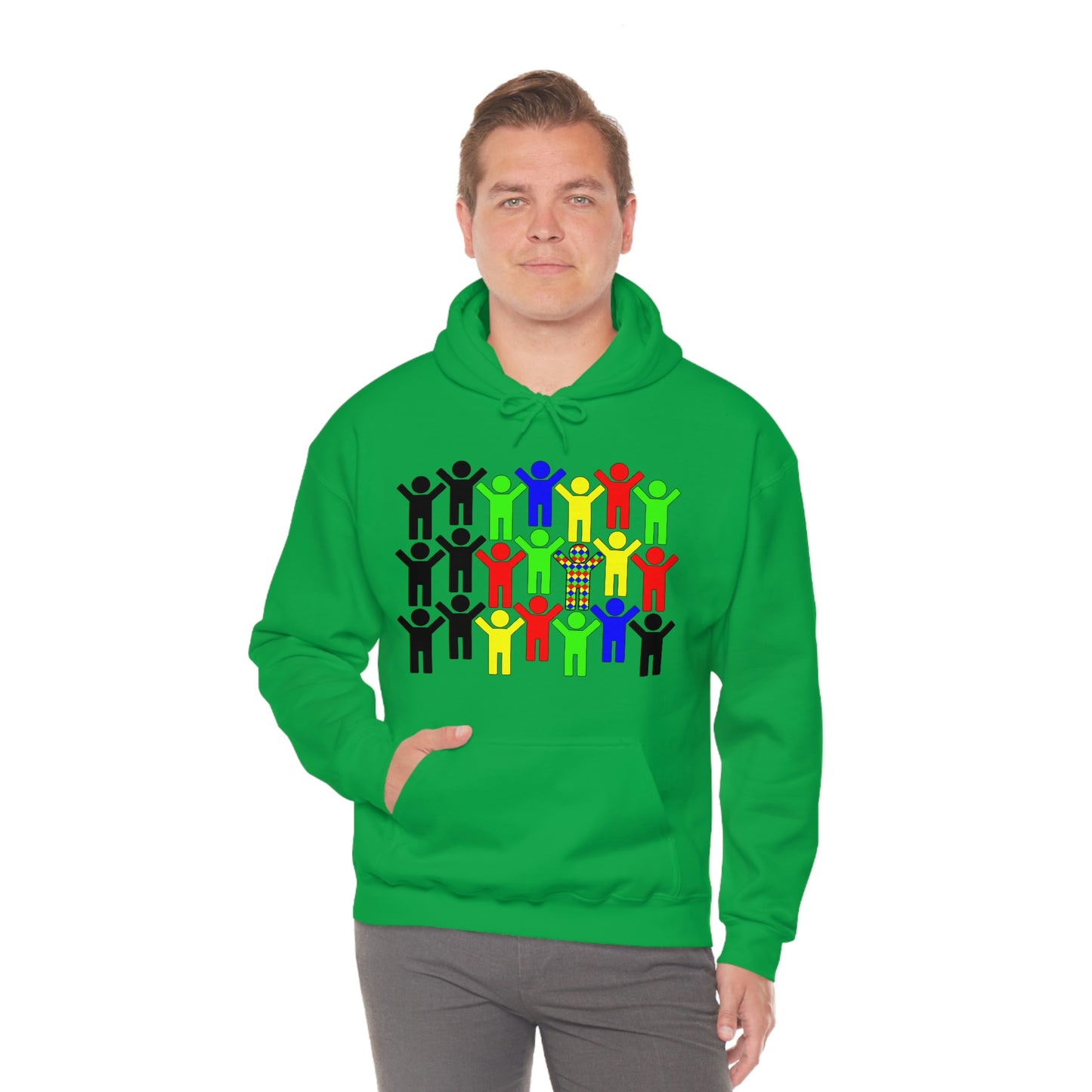 Unisex Heavy Blend™ Hooded Sweatshirt "Change the world by changing yourself"