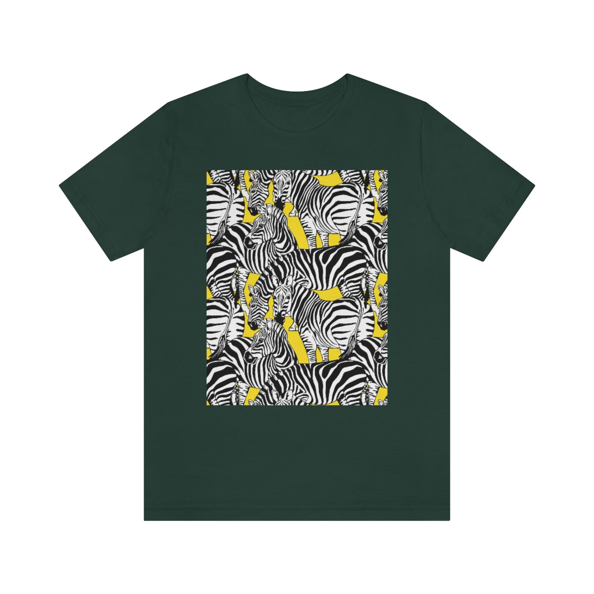 Unisex Jersey Short Sleeve Tee "Colorful zebras"