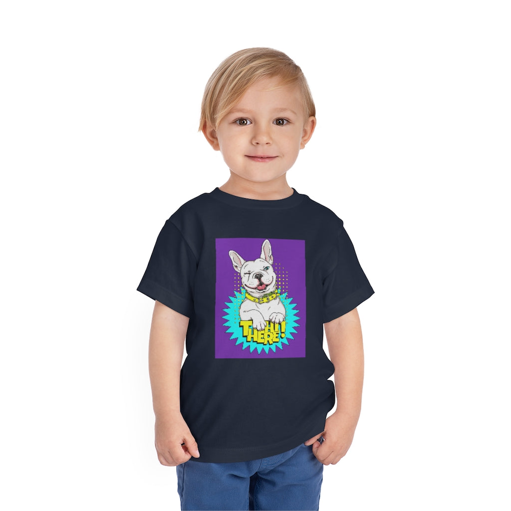 Kids Short Sleeve Tee "French bulldog Hi there!"
