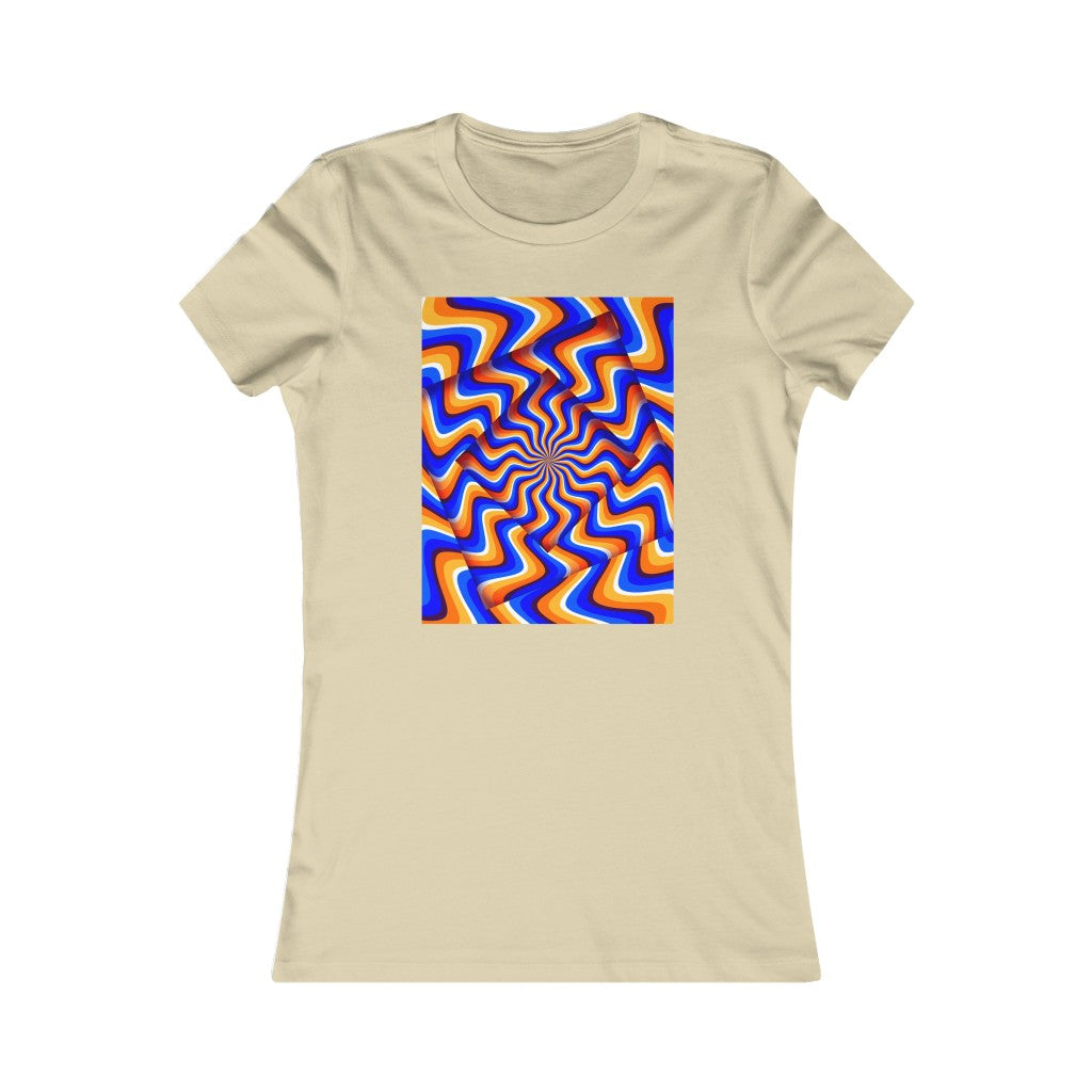 Women's Favorite Tee "Optical illusion Abstract turned frames"