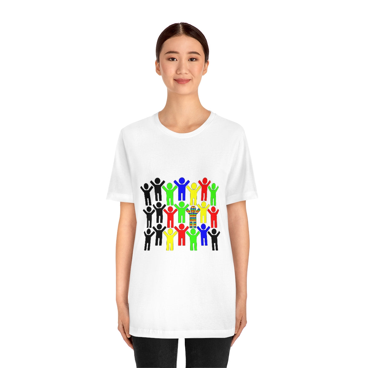 Unisex Jersey Short Sleeve Tee "Change the World by changing yourself"