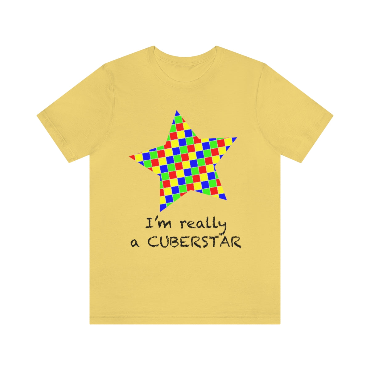 Unisex Jersey Short Sleeve Tee "I'm really a cuberstar"