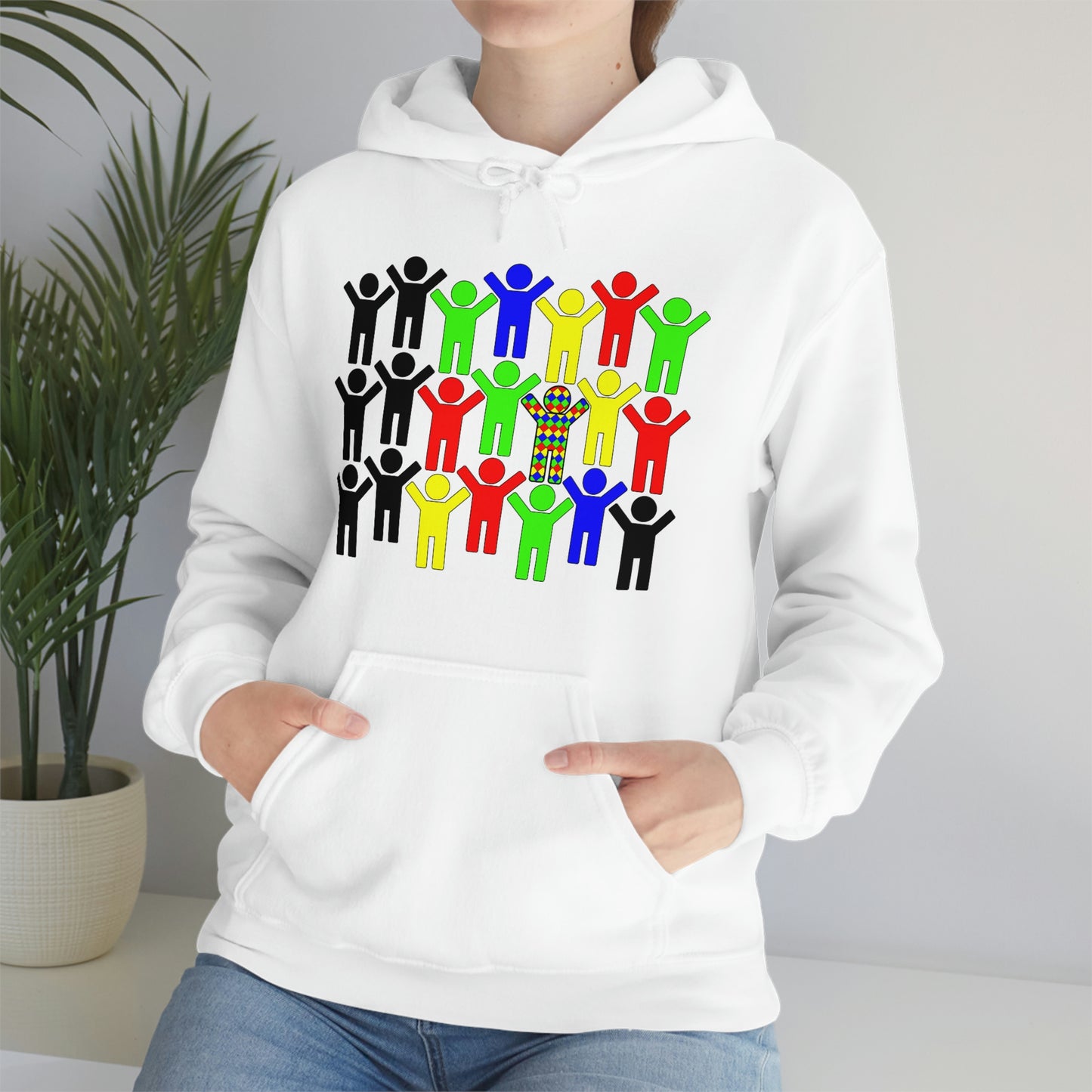 Unisex Heavy Blend™ Hooded Sweatshirt "Change the world by changing yourself"