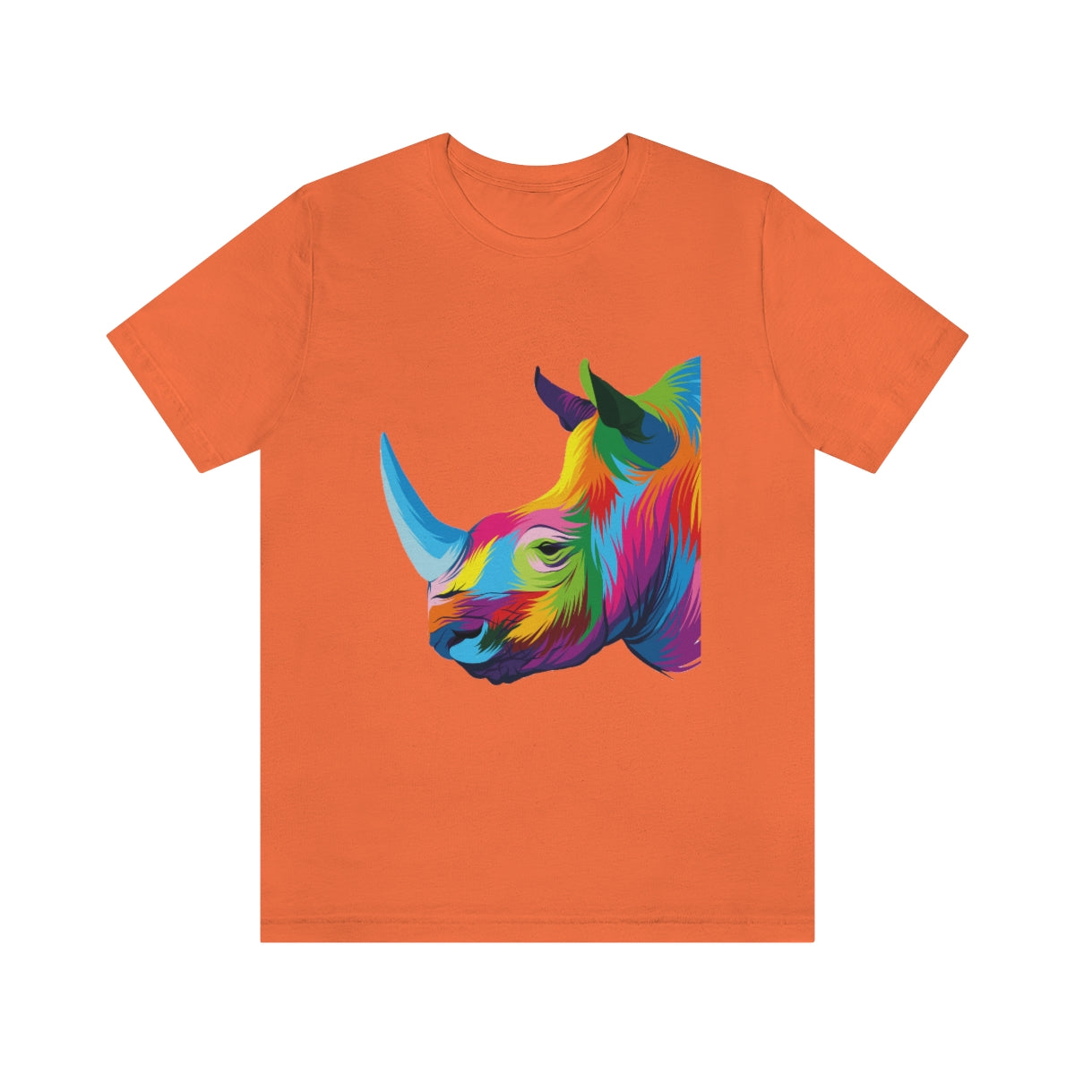 Unisex Jersey Short Sleeve Tee "Abstract colorful Rhino"