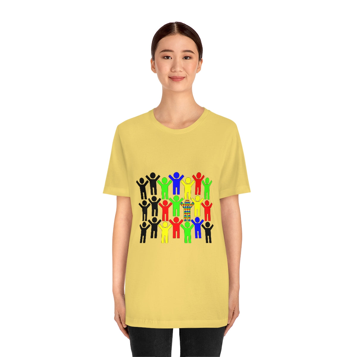Unisex Jersey Short Sleeve Tee "Change the World by changing yourself"