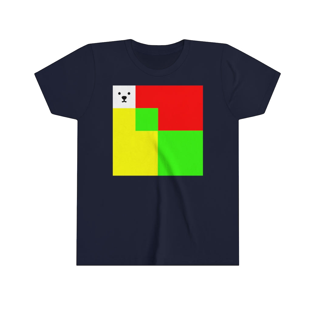 Youth Short Sleeve Tee "CuBeArea abstract"