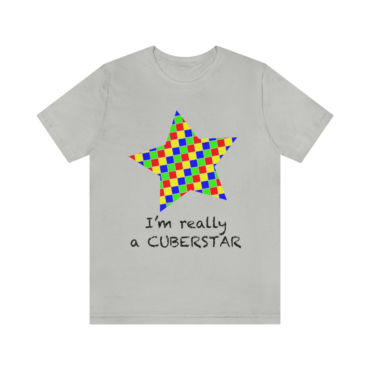 Unisex Jersey Short Sleeve Tee "I'm really a cuberstar"