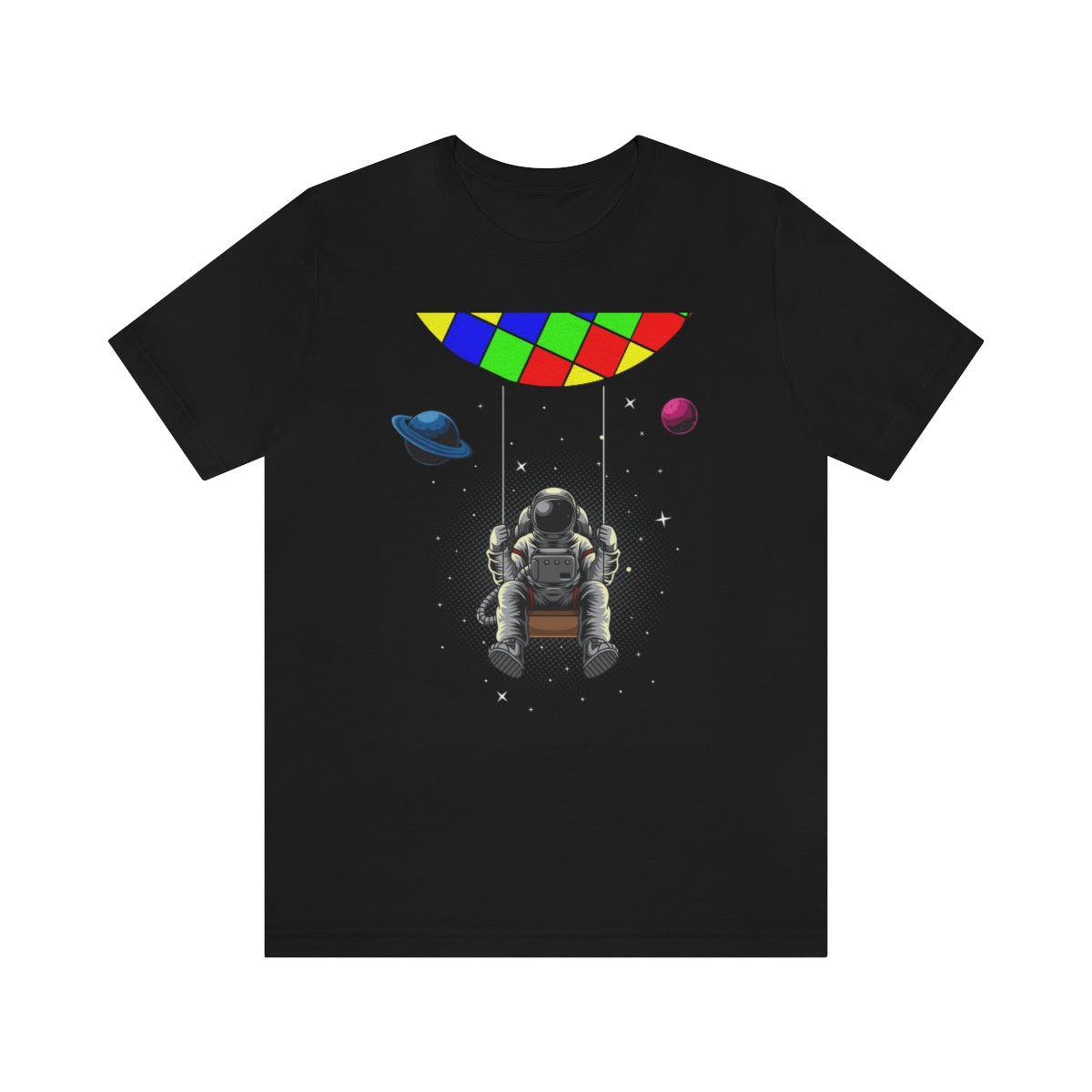 Unisex Jersey Short Sleeve Tee "Astronaut is swinging