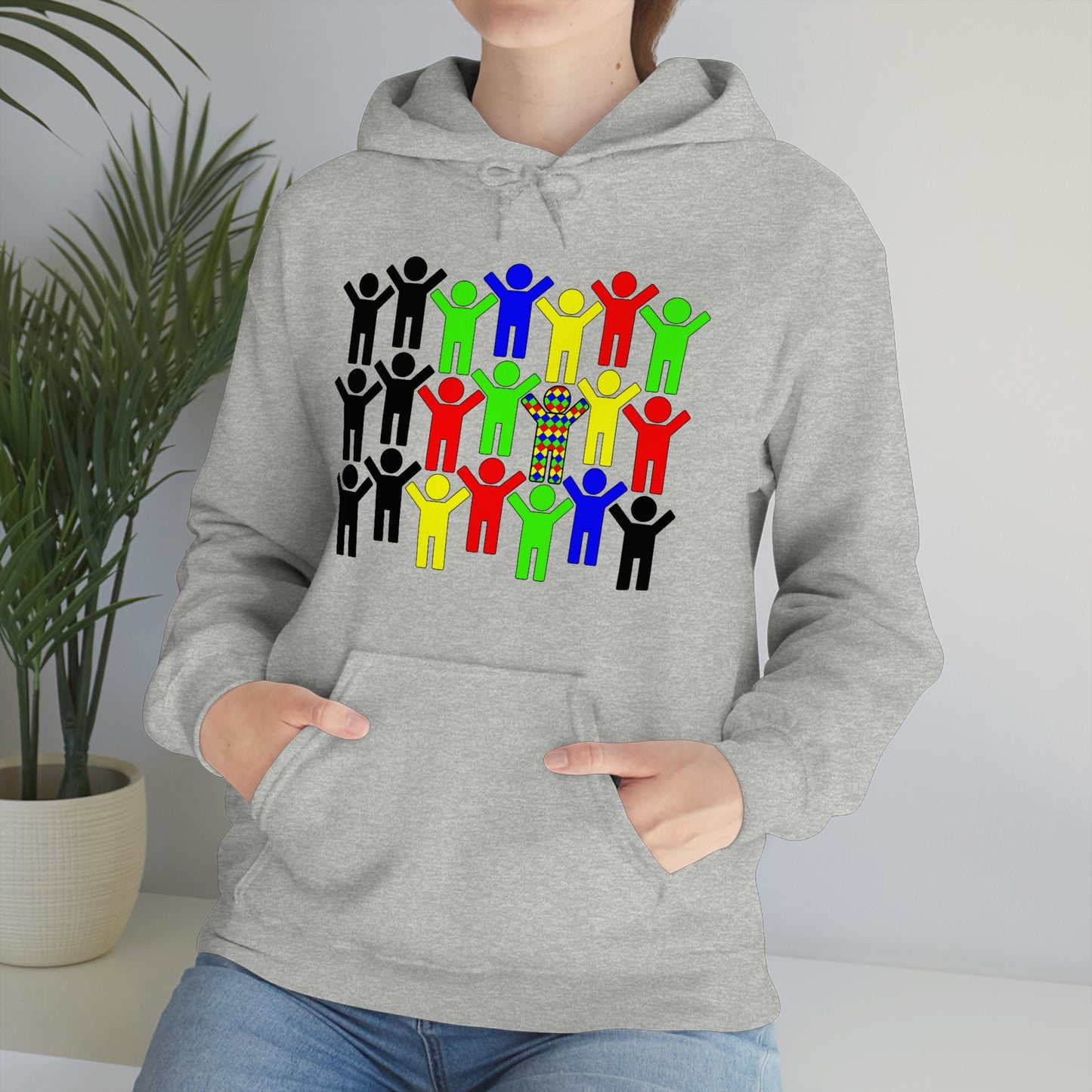 Unisex Heavy Blend™ Hooded Sweatshirt "Change the world by changing yourself"