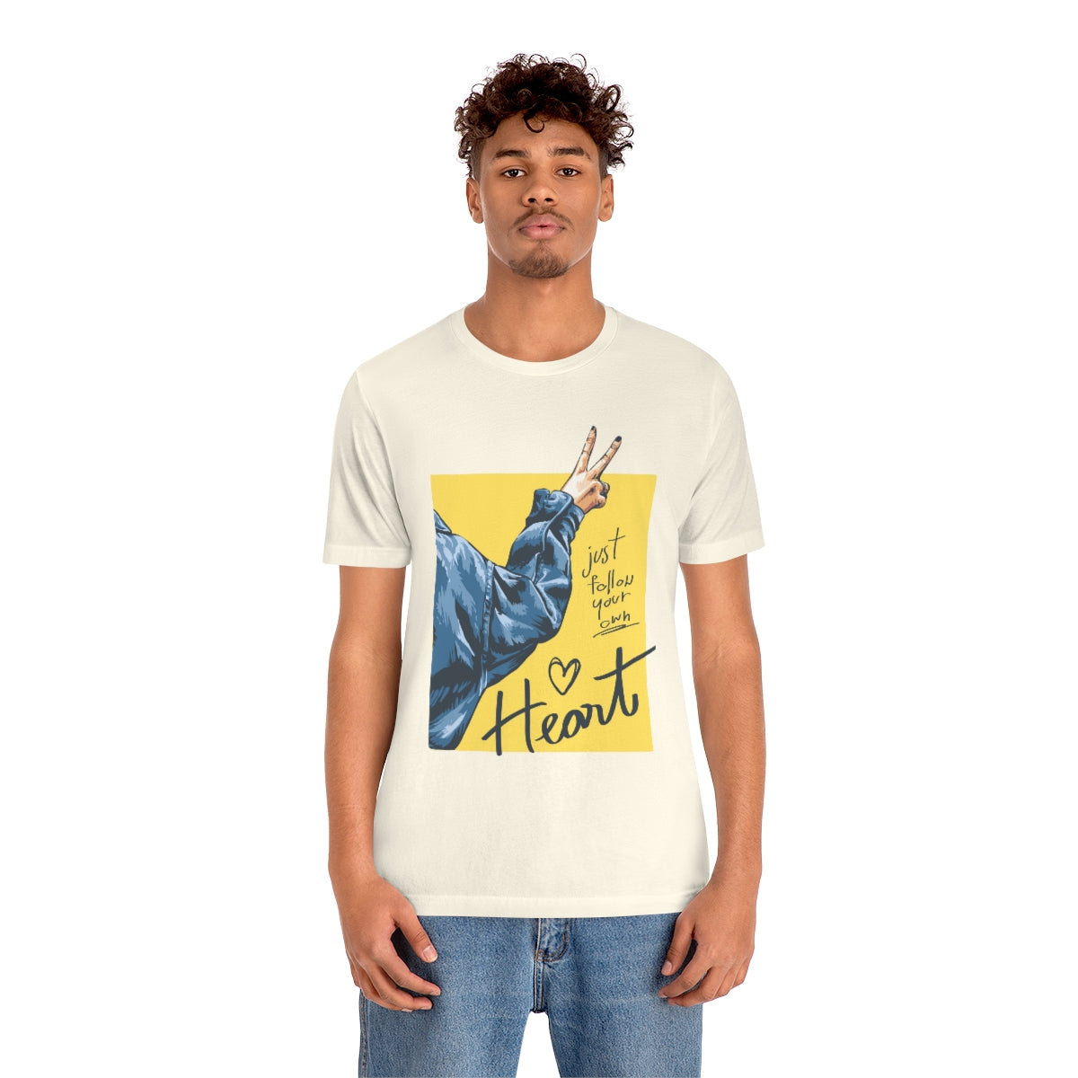 Unisex Jersey Short Sleeve Tee "Follow your heart"