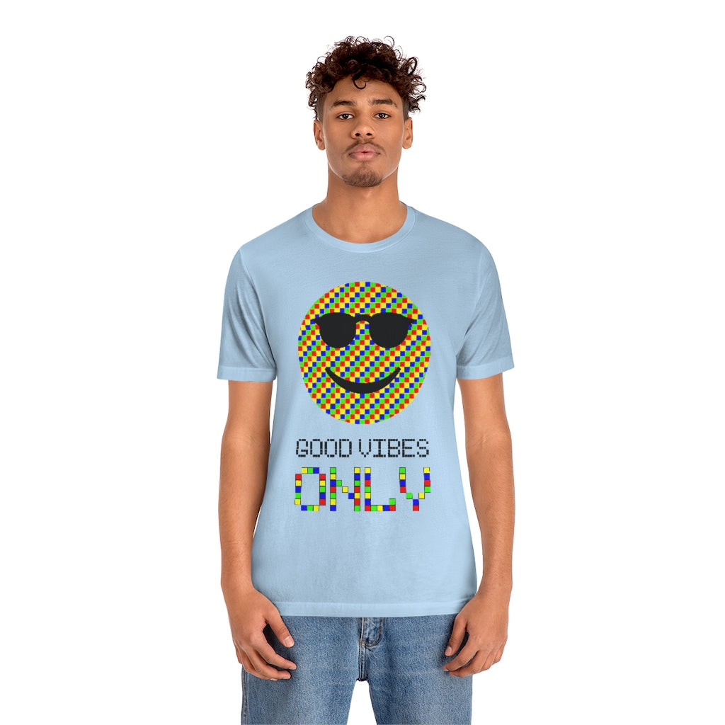 Unisex Jersey Short Sleeve Tee "Good vibes only"