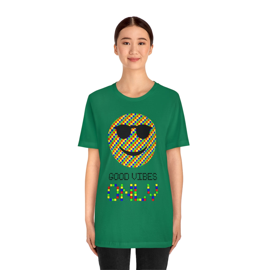 Unisex Jersey Short Sleeve Tee "Good vibes only"
