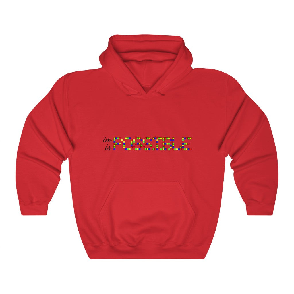 Unisex Heavy Blend™ Hooded Sweatshirt 'Impossible is possible'