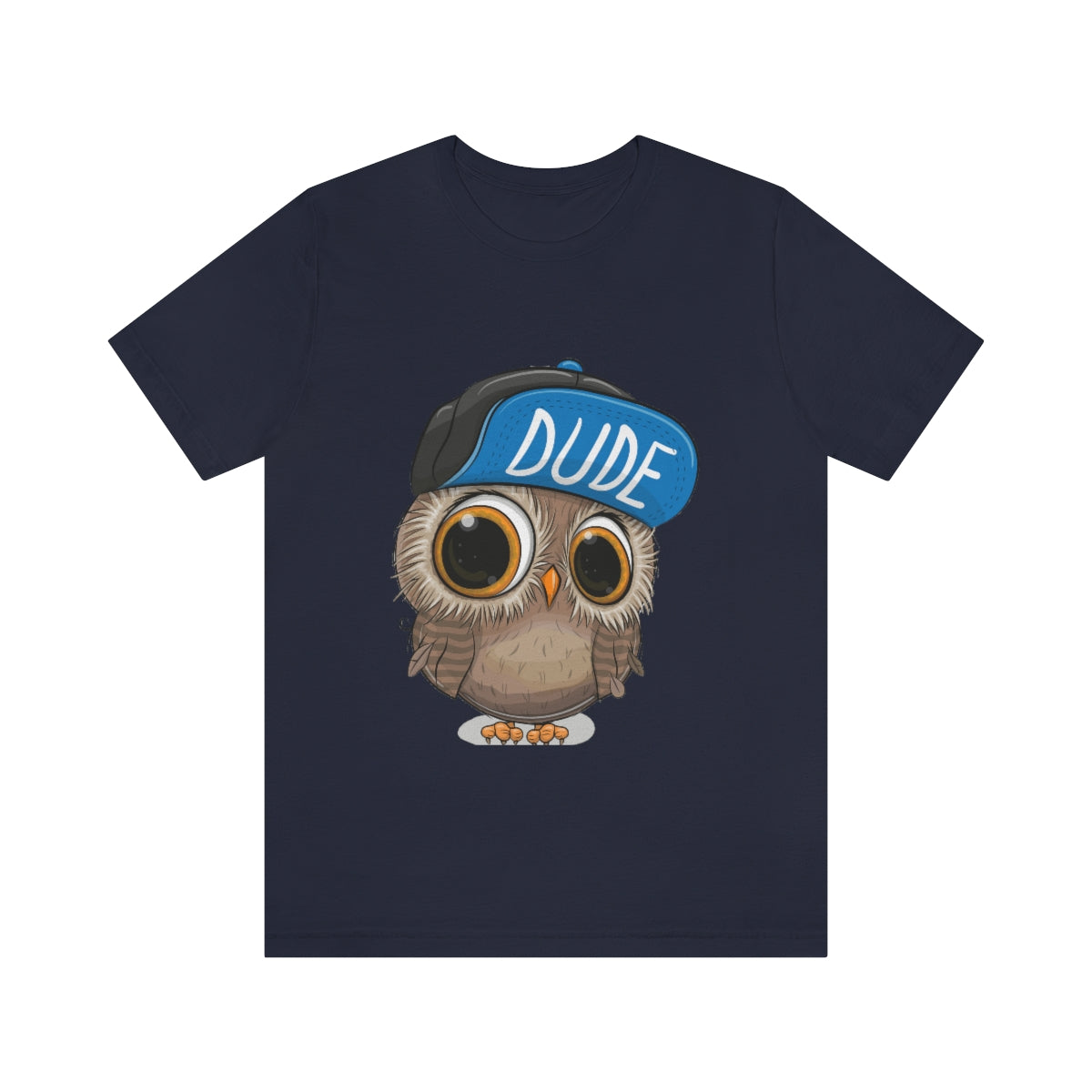 Unisex Jersey Short Sleeve Tee "Cute Cartoon Owl in a cap"