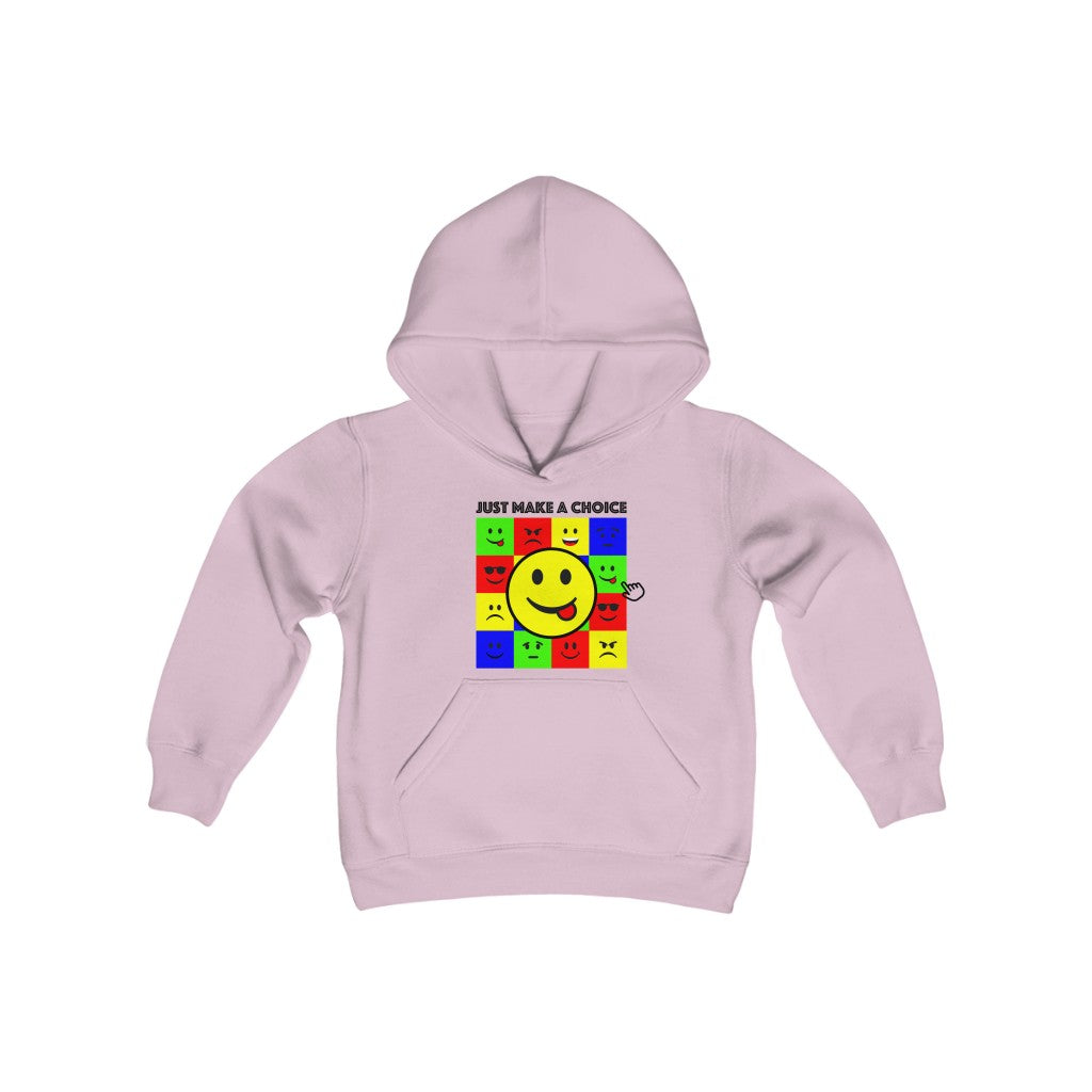 Youth Heavy Blend Hooded Sweatshirt "Make a choice"