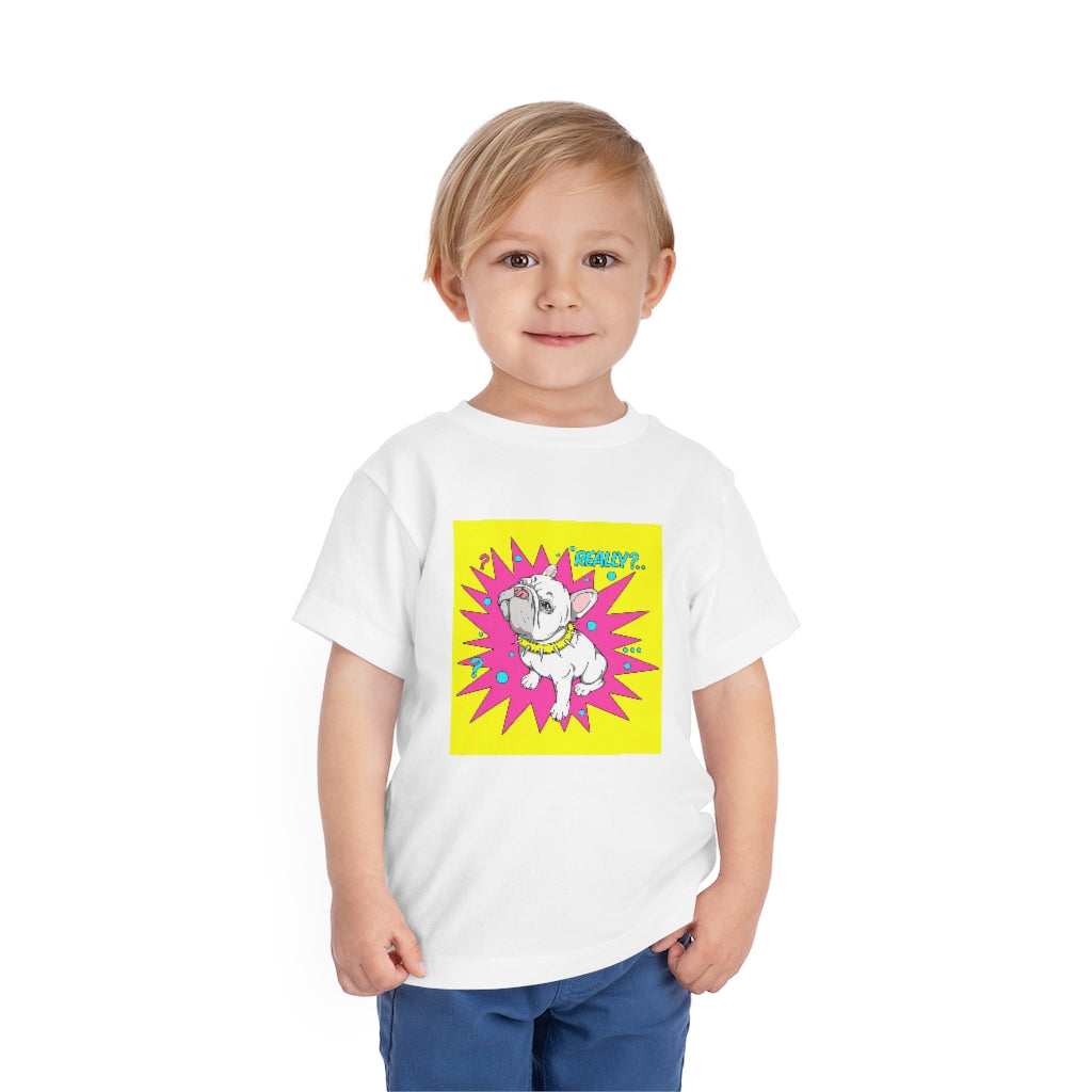 Kids Short Sleeve Tee "French bulldog really?"