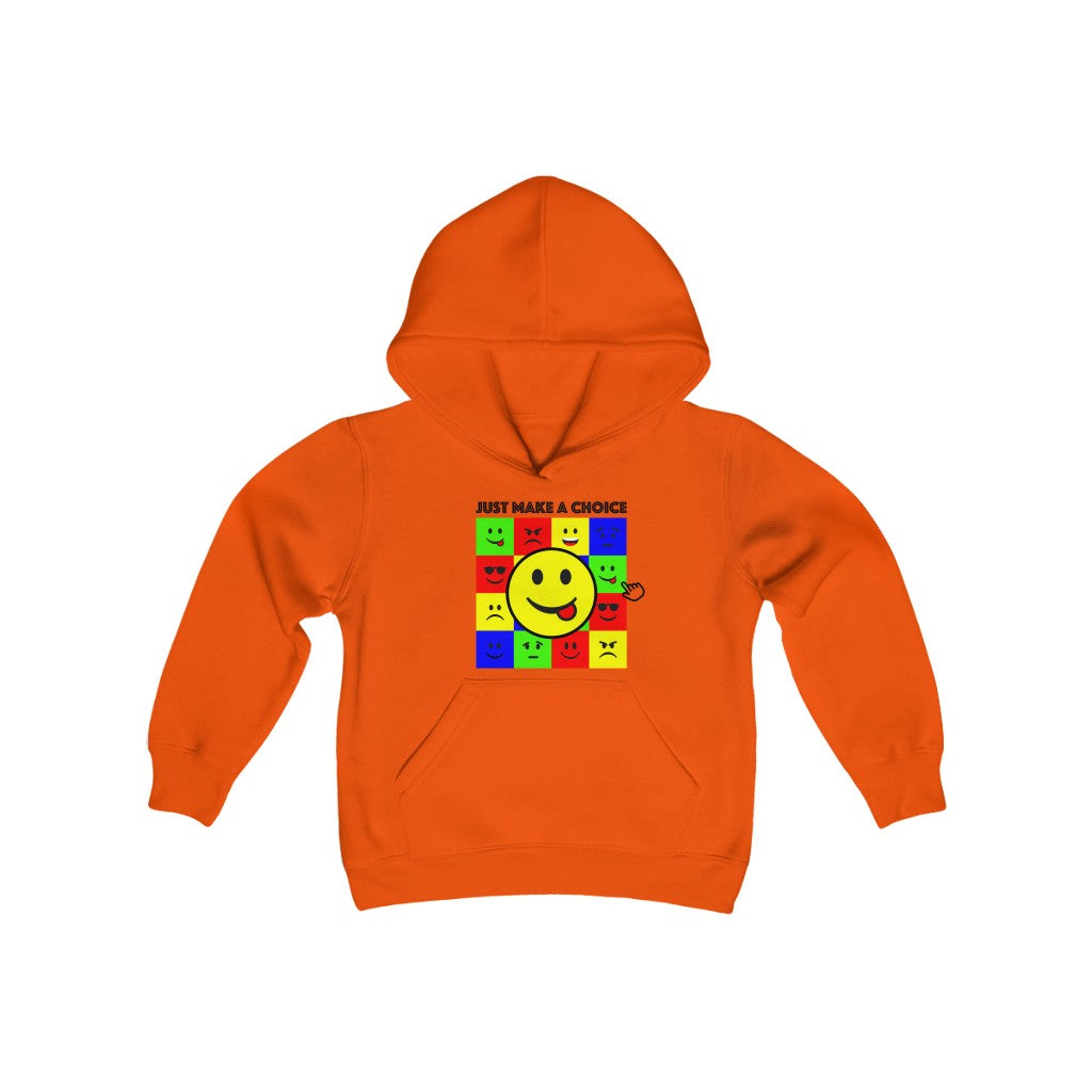 Youth Heavy Blend Hooded Sweatshirt "Make a choice"
