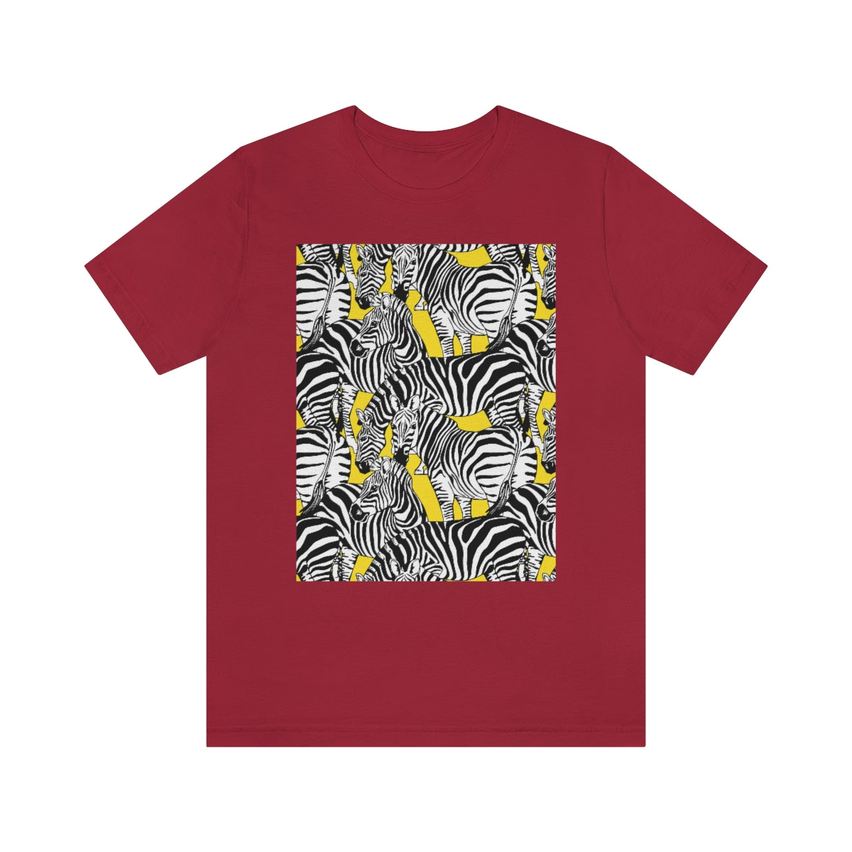 Unisex Jersey Short Sleeve Tee "Colorful zebras"