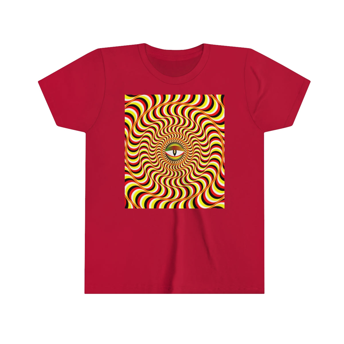Youth Short Sleeve Tee "Optical illusion Snake Eye"