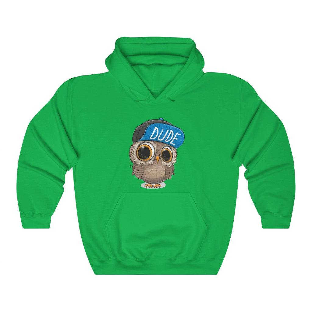 Unisex Heavy Blend™ Hooded Sweatshirt "Cute Cartoon Owl in a cap"