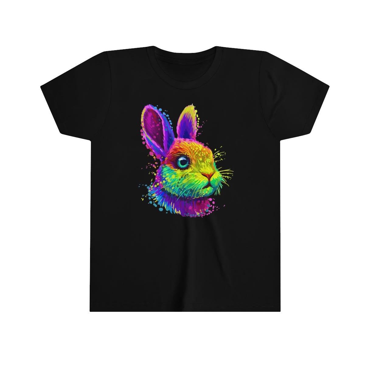 Youth Short Sleeve Tee "Abstract colorful little rabbit"