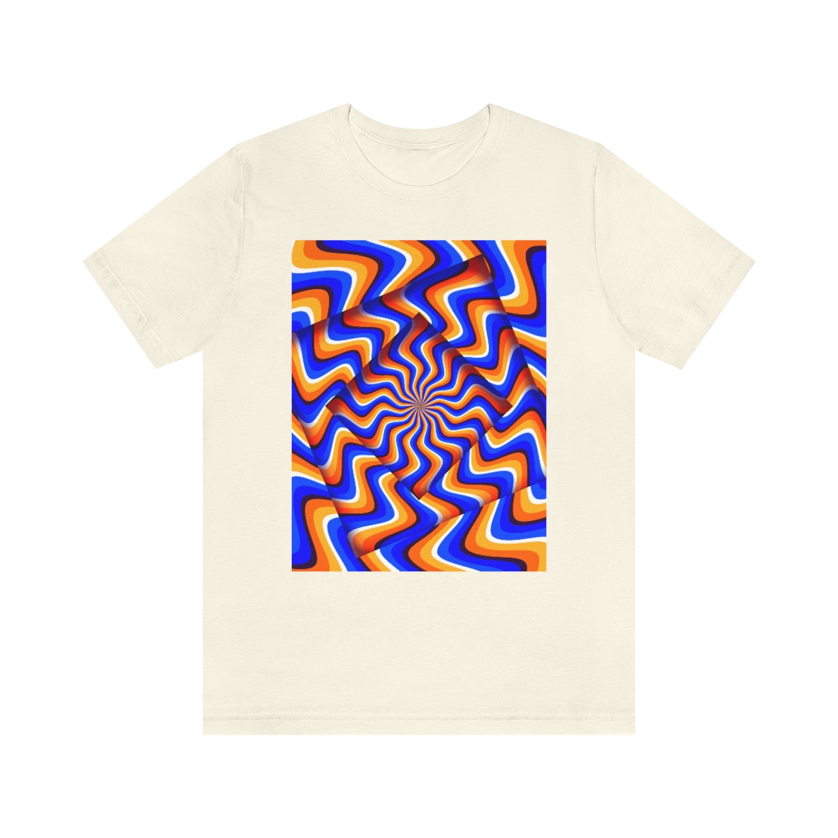 Unisex Jersey Short Sleeve Tee "Optical illusion Abstract turned frames"