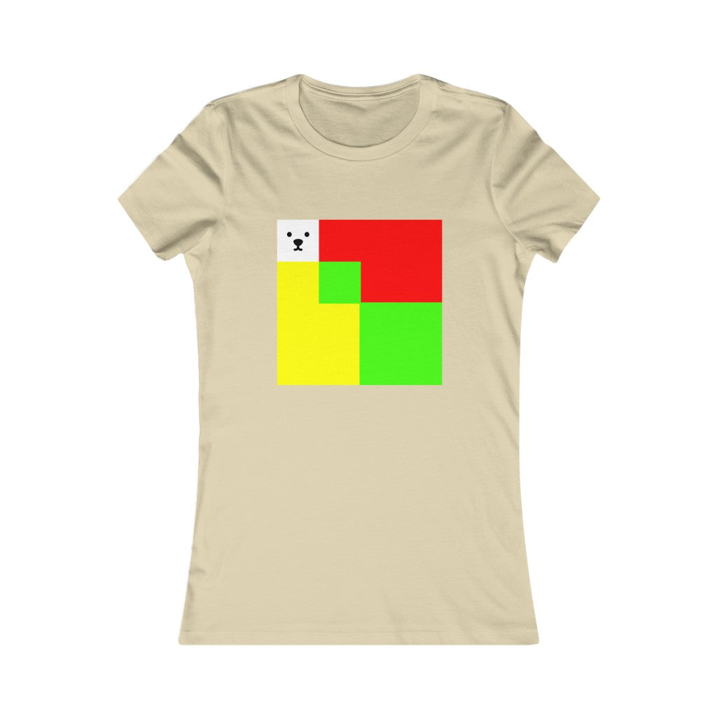 Women's Favorite Tee "CuBeArea abstract"