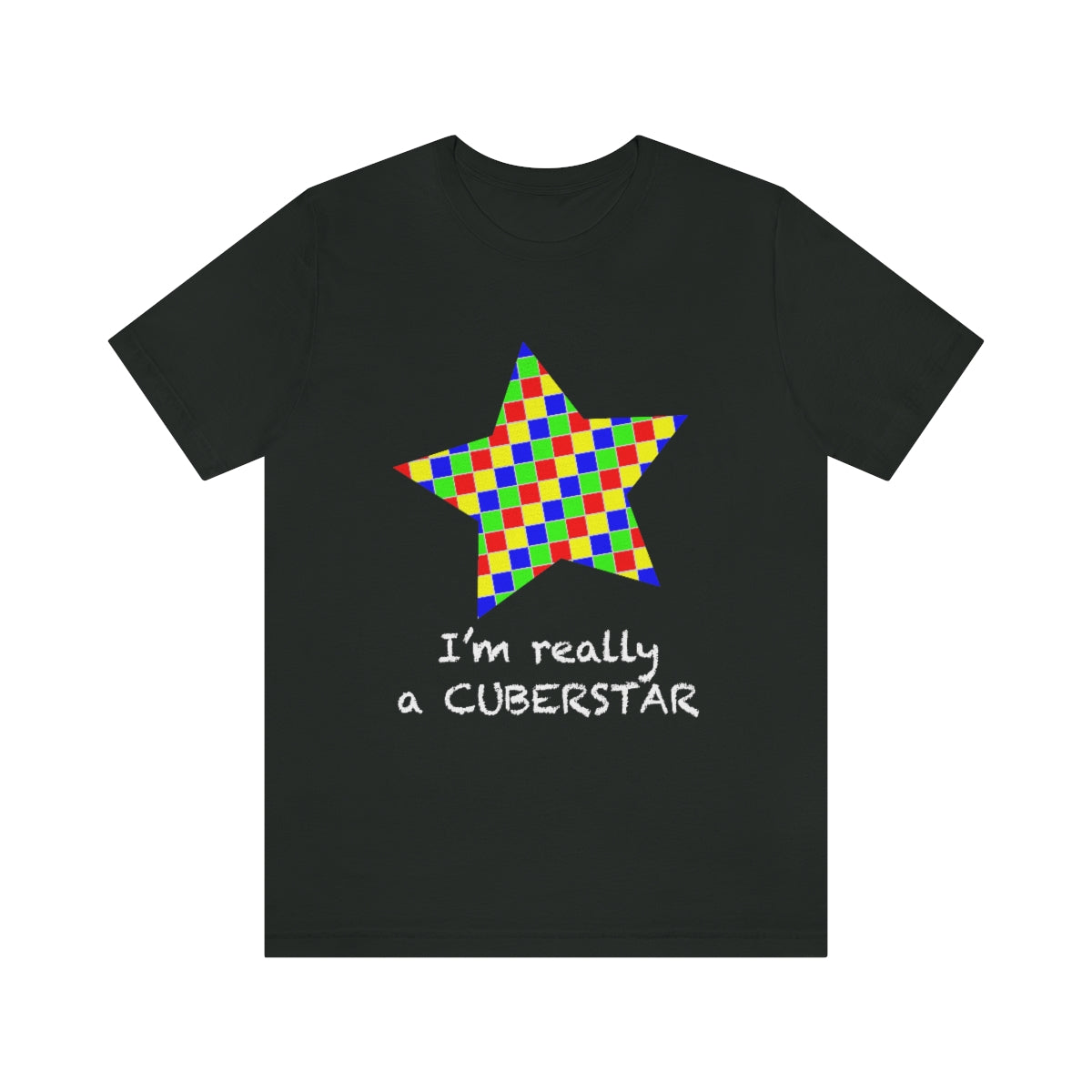 Unisex Jersey Short Sleeve Tee "I'm really a cuberstar"
